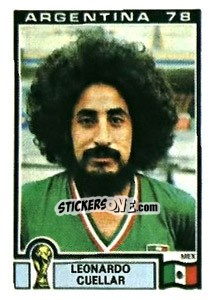 Sticker Leonardo Cuellar - FIFA World Cup Argentina 1978 - Panini