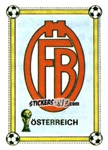 Sticker Austria Federation - FIFA World Cup Argentina 1978 n. 187 - Panini
