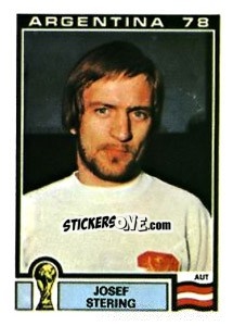 Sticker Josef Stering - FIFA World Cup Argentina 1978 - Panini