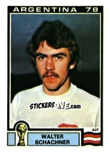 Sticker Walter Schachner - FIFA World Cup Argentina 1978 n. 203 - Panini
