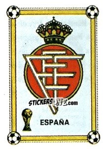 Sticker Spain Federation - FIFA World Cup Argentina 1978 n. 205 - Panini