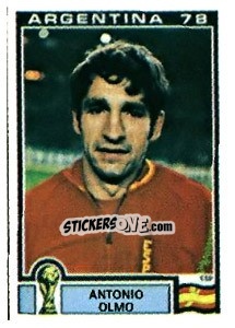 Sticker Antonio Olmo - FIFA World Cup Argentina 1978 - Panini