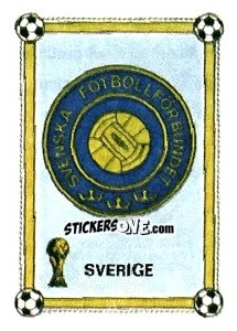 Sticker Sweden Federation - FIFA World Cup Argentina 1978 n. 223 - Panini