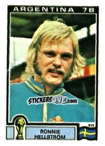 Sticker Ronnie Hellstrom - FIFA World Cup Argentina 1978 n. 225 - Panini