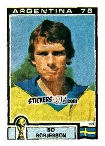 Sticker Bo Borjesson - FIFA World Cup Argentina 1978 - Panini