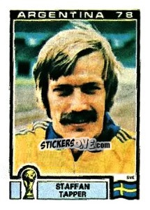 Sticker Staffan Tapper - FIFA World Cup Argentina 1978 - Panini