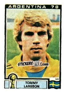 Cromo Tommy Larsson - FIFA World Cup Argentina 1978 - Panini