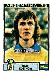 Cromo Ralf Edstrom - FIFA World Cup Argentina 1978 - Panini