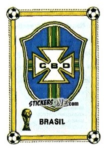 Sticker Brasil Federation - FIFA World Cup Argentina 1978 n. 241 - Panini