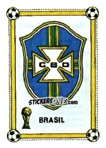 Figurina Brasil Federation - FIFA World Cup Argentina 1978 - Panini