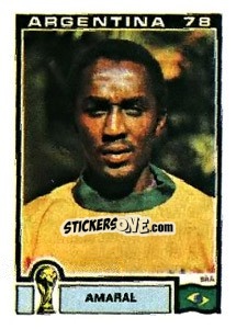 Sticker Amaral - FIFA World Cup Argentina 1978 n. 247 - Panini