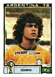 Sticker Edinho - FIFA World Cup Argentina 1978 - Panini