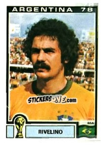 Cromo Rivelino - FIFA World Cup Argentina 1978 - Panini