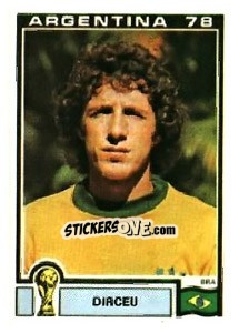 Sticker Dirceu - FIFA World Cup Argentina 1978 n. 252 - Panini