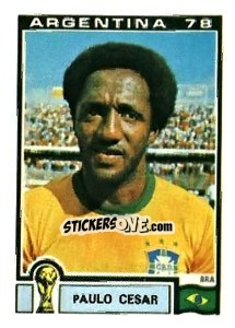 Figurina Paulo Cesar - FIFA World Cup Argentina 1978 - Panini