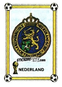 Sticker Netherlands Federation - FIFA World Cup Argentina 1978 n. 259 - Panini