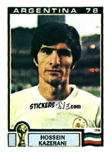 Cromo Hossein Kazerani - FIFA World Cup Argentina 1978 - Panini