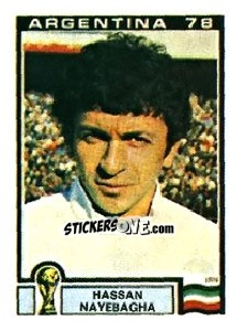 Cromo Hassan Nayebagha - FIFA World Cup Argentina 1978 - Panini