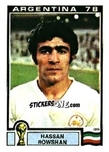Sticker Hassan Rowshan - FIFA World Cup Argentina 1978 n. 289 - Panini