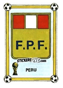 Sticker Peru Federation - FIFA World Cup Argentina 1978 n. 295 - Panini