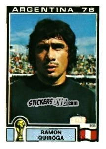 Sticker Ramon Quiroga - FIFA World Cup Argentina 1978 n. 297 - Panini