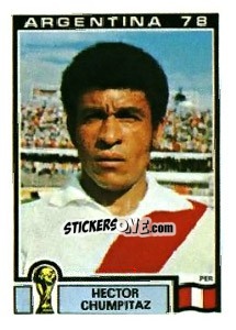 Cromo Hector Chumpitaz - FIFA World Cup Argentina 1978 - Panini