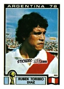 Sticker Ruben Toribio Diaz - FIFA World Cup Argentina 1978 n. 301 - Panini