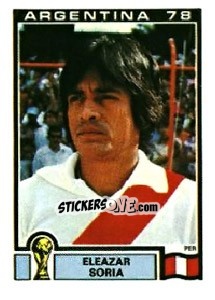 Sticker Eleazar Soria - FIFA World Cup Argentina 1978 - Panini