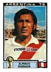 Sticker Alfredo Quesada - FIFA World Cup Argentina 1978 - Panini