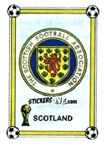 Sticker Scotland Federation - FIFA World Cup Argentina 1978 n. 313 - Panini