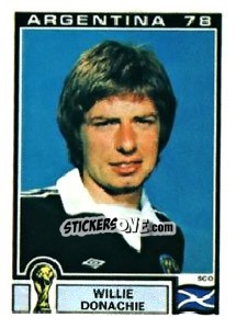 Sticker Willie Donachie - FIFA World Cup Argentina 1978 n. 316 - Panini