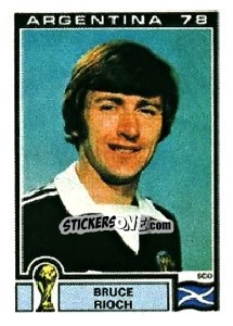 Cromo Bruce Rioch - FIFA World Cup Argentina 1978 - Panini