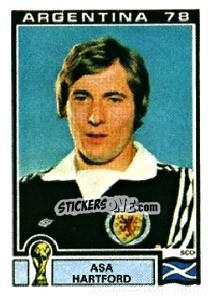 Sticker Asa Hartford - FIFA World Cup Argentina 1978 n. 324 - Panini