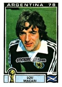 Figurina Lou Macari - FIFA World Cup Argentina 1978 n. 325 - Panini