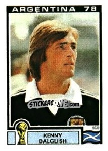 Sticker Kenny Dalglish - FIFA World Cup Argentina 1978 n. 326 - Panini