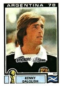 Figurina Kenny Dalglish - FIFA World Cup Argentina 1978 - Panini