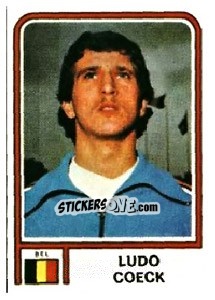 Sticker Ludo Coeck - FIFA World Cup Argentina 1978 n. 333 - Panini