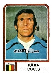 Sticker Julien Cools - FIFA World Cup Argentina 1978 - Panini