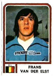 Sticker Frans van der Elst - FIFA World Cup Argentina 1978 - Panini