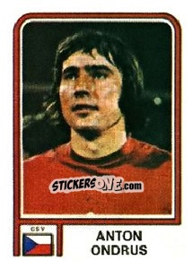 Sticker Anton Ondrus - FIFA World Cup Argentina 1978 - Panini