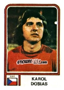 Sticker Karol Dobias - FIFA World Cup Argentina 1978 - Panini