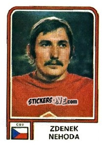 Sticker Zdenek Nehoda - FIFA World Cup Argentina 1978 n. 345 - Panini