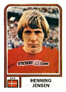 Sticker Henning Jensen - FIFA World Cup Argentina 1978 - Panini