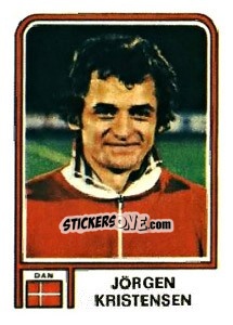 Sticker Jorgen Kristensen - FIFA World Cup Argentina 1978 - Panini