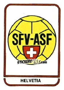 Sticker Switzerland Federation - FIFA World Cup Argentina 1978 n. 361 - Panini