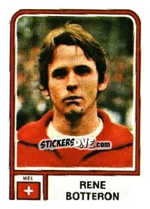 Sticker Rene Botteron - FIFA World Cup Argentina 1978 - Panini