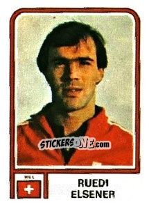 Sticker Ruedi Elsener - FIFA World Cup Argentina 1978 n. 365 - Panini