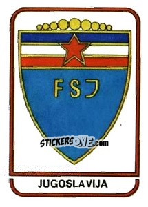 Sticker Jugoslavija Federation - FIFA World Cup Argentina 1978 - Panini
