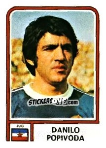 Sticker Danilo Popivoda - FIFA World Cup Argentina 1978 - Panini