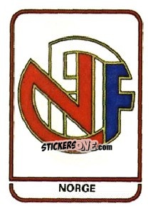 Sticker Norway Federation - FIFA World Cup Argentina 1978 - Panini